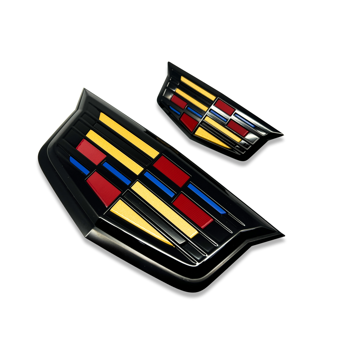 2020–2026 Cadillac CT4-V Blackout Emblem Kit – Blackwing Gloss