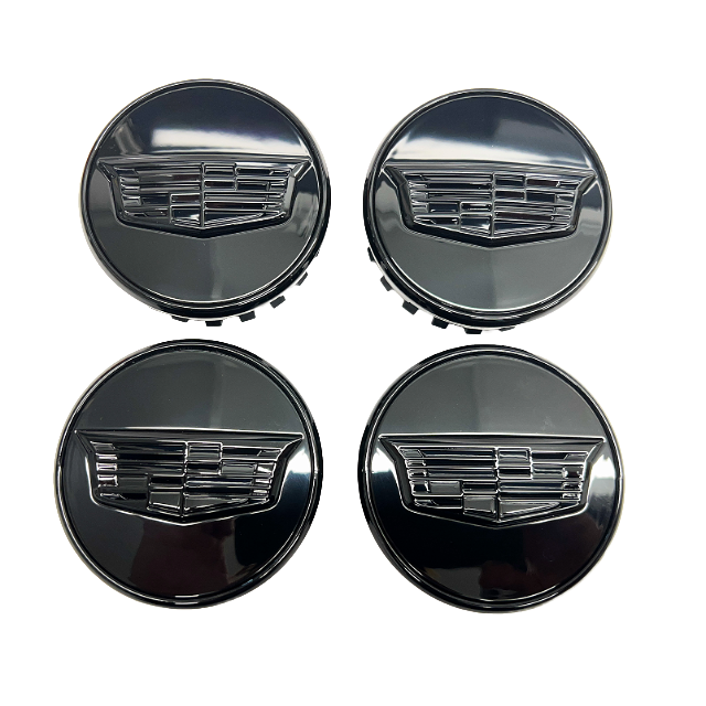 404 Parts - Premium Black Out Center Caps for 2015-2024 Cadillac