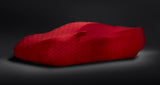 C8 Premium Indoor Car Cover Red Stingray Embossed