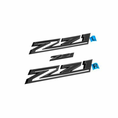 2020-2024 Silverado 2500 HD Black Z71 Emblems