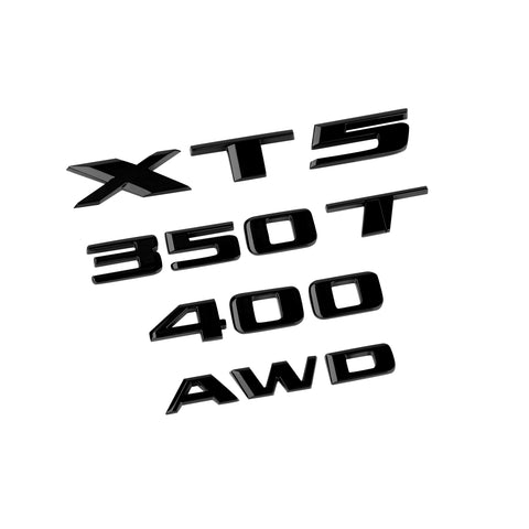 XT5 Black Out Lettering Package