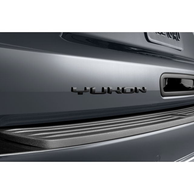 Deliciousticker Black Rear Reflector Bumper Overlay Decal Vinyl Precut For 2021-2024 GMC Yukon