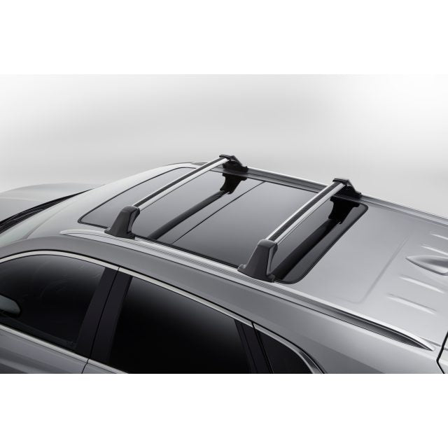 Silver Aluminum Roof Rack Cross Bars For Cadillac XT6 2020-2025 – 165 Lb Capacity