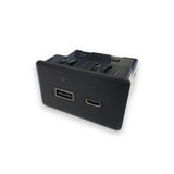 2022-2026 Truck Console Storage USB-A USB-C Port