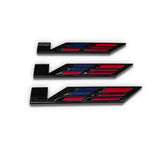 2015-2019 Cadillac CTS ATS V-Series USA 250th Blackout Emblems