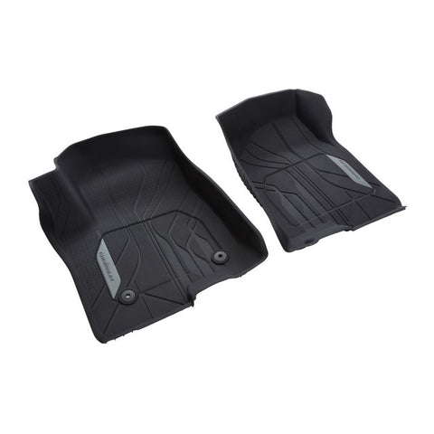 Silverado All Weather Floor Liners Jet Black w/ Console