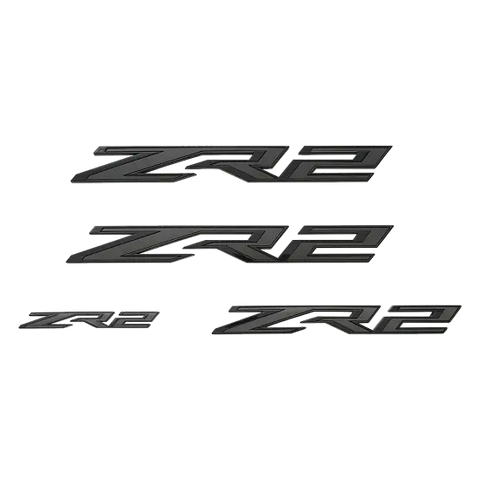2020–2026 Silverado 2500 HD ZR2 Black Emblem Kit