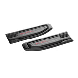 Sierra 6.2 V8 Black Fender Vent Emblem Inserts