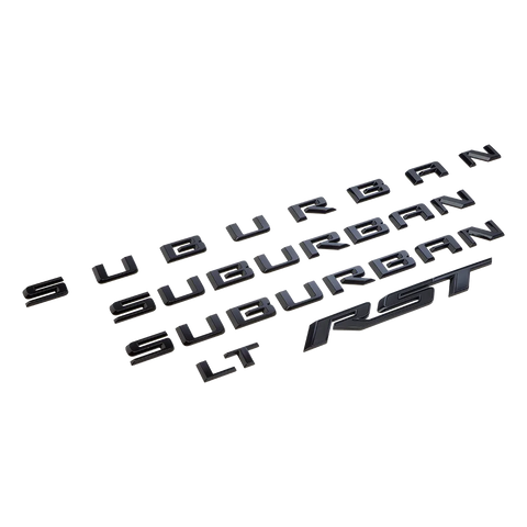2021-2026 Suburban Black Emblem Package