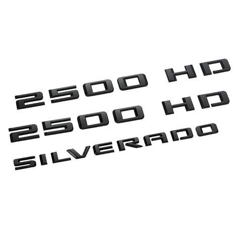 Silverado HD Black Emblem Package