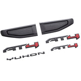 2021-2024 GMC Yukon AT4 Black Body Emblem Package