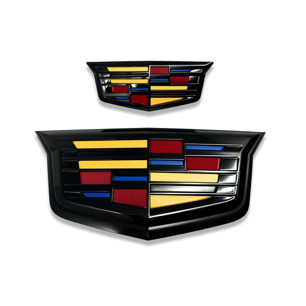 2020–2026 Cadillac CT4-V Blackout Emblem Kit – Blackwing Gloss