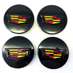 Cadillac Black w/ Color Wheel Center Caps