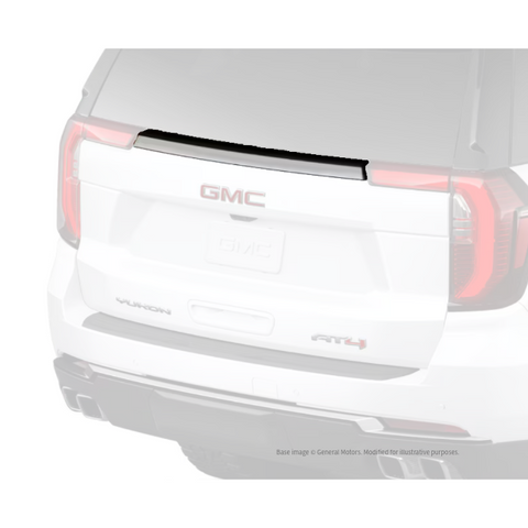2025-2026 Yukon Rear Liftgate Applique Trim Dark Nickel