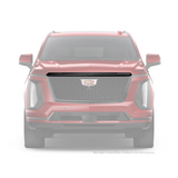 2025-2026 Cadillac Escalade Gloss Black Hood Trim Upper Grille