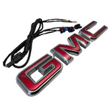 2024–2026 GMC Acadia Front Illuminated Red GMC Emblem