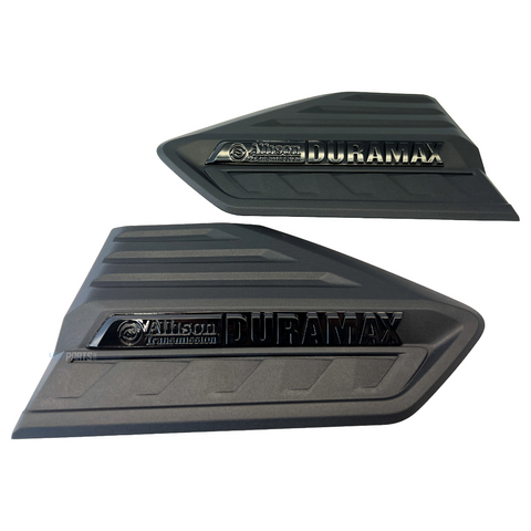 2020-2024 Silverado HD Black Duramax Hood Louvers