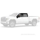 2020–2026 GMC Sierra HD Gloss Blackout Window Reveal Kit
