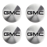 2019-2026 GMC Silver Black Wheel Center Caps