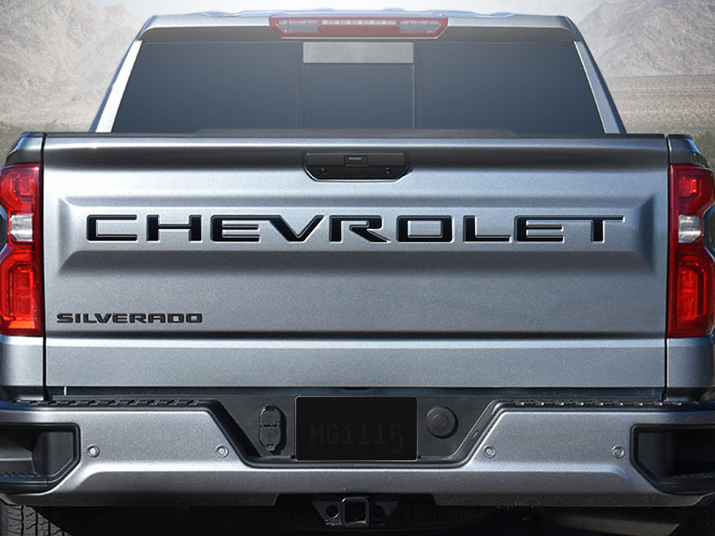 2019-2025 Chevy Silverado Tailgate Lettering Kit – 3-D Urethane by Nox ...