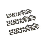 2500 HD High Country Black Emblem Package