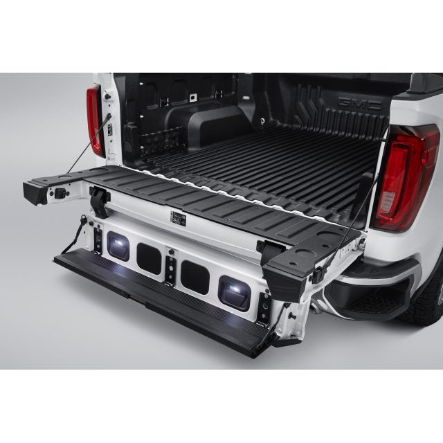 Tailgate Bed Extender For 2019-2025 Chevy Silverado & GMC Sierra 1500/2500HD/3500HD - Aluminum, No Drill, Foldable