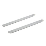 Front Stainless Cadillac Crest Door Sill Plates