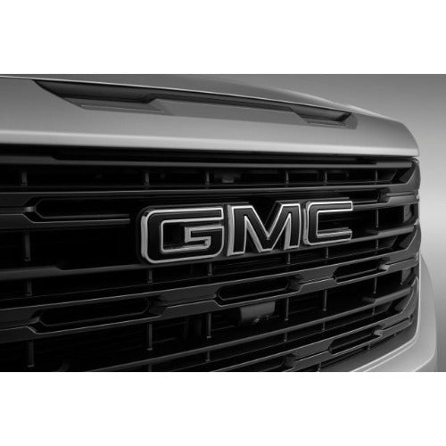 Chrome Black Emblem Set Front & Rear For 2015-2018 GMC Sierra - Direct Replacement