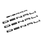 Sierra Denali Black Out Emblem Lettering Package