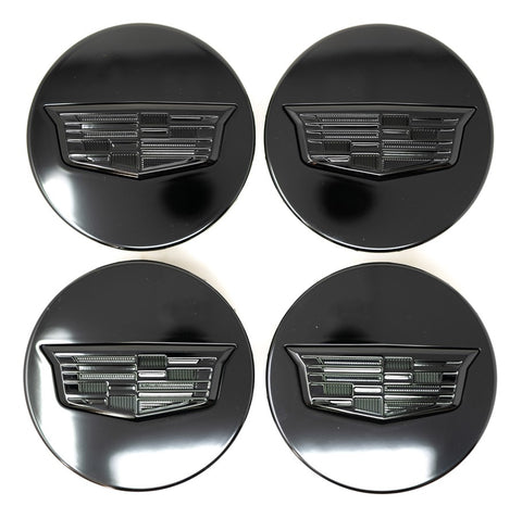 Cadillac Black Out Wheel Center Caps