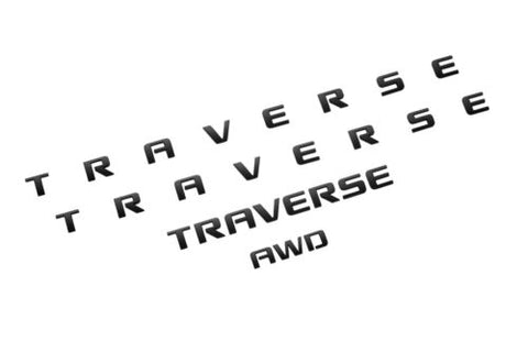 2018-2022 Traverse LS RS Black Emblem Package