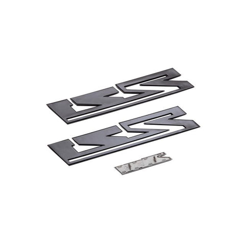 Matte Black Silverado LT Emblem Badge Overlay Kit – Fits 2019-2025 Chevy Silverado