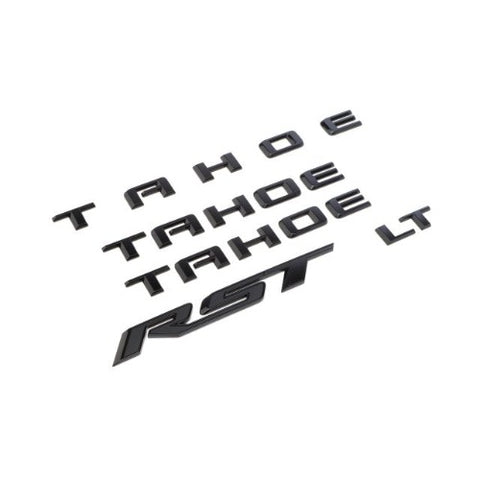 2021-2022 Tahoe Black Emblem Package