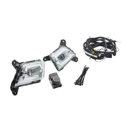 Fog Light Assembly Kit LED Fog Lights Replacement For 2019-2022 Chevy Silverado 1500 - Clear Lens, Chrome Housing Clear Lens Fog Light - Foto 11